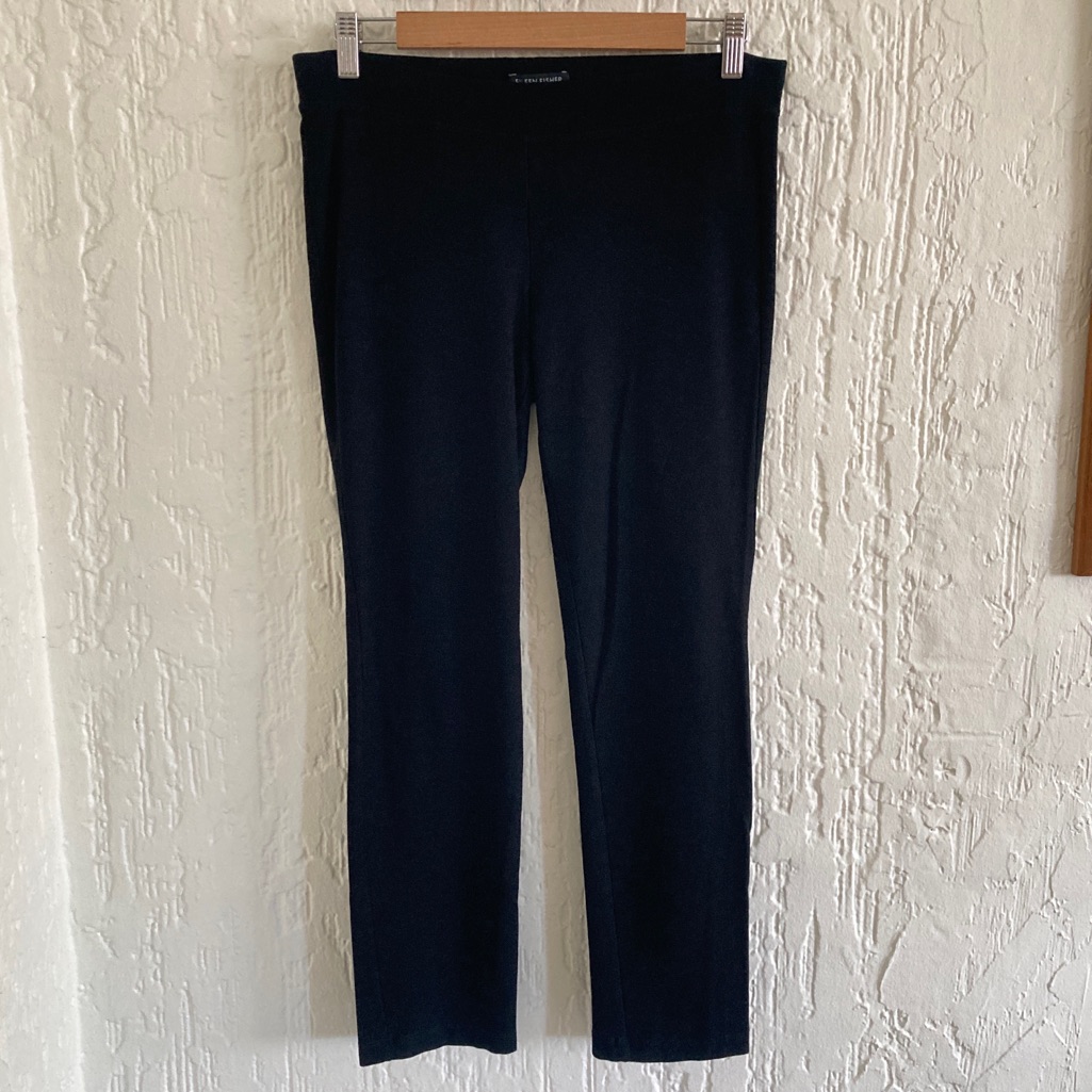 Eileen Fisher Black Slacks Pants Size Xs